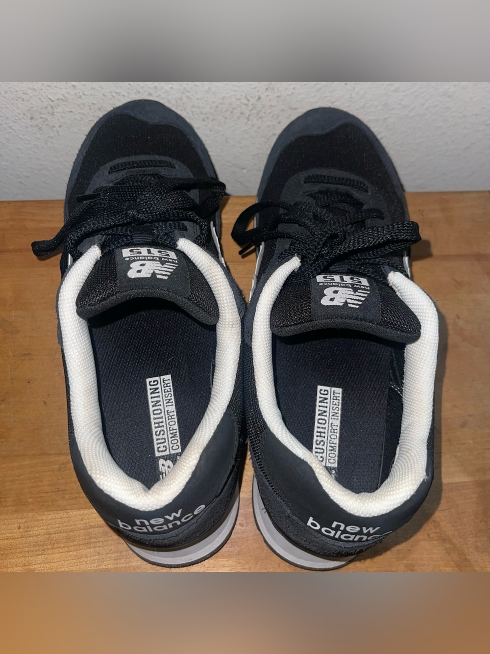 New Balance Men’s 515 Running Jogging Sneakers Black/White Suede Sz 12 - Picture 3 of 13